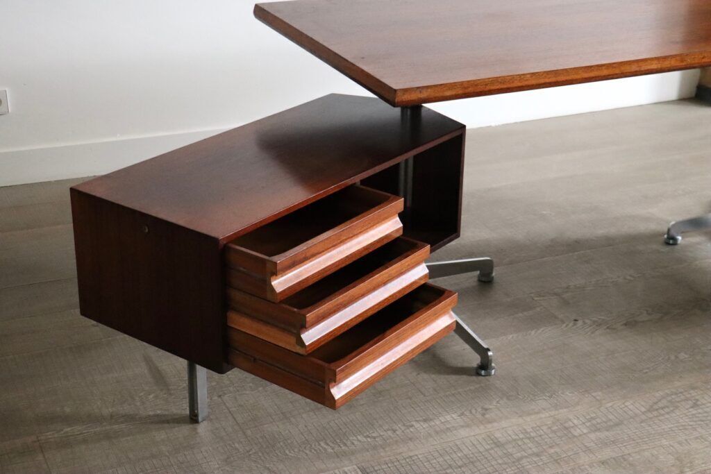 Desk By Osvaldo Borsani T95 For Tecno, Italy 1956 photo vintage
