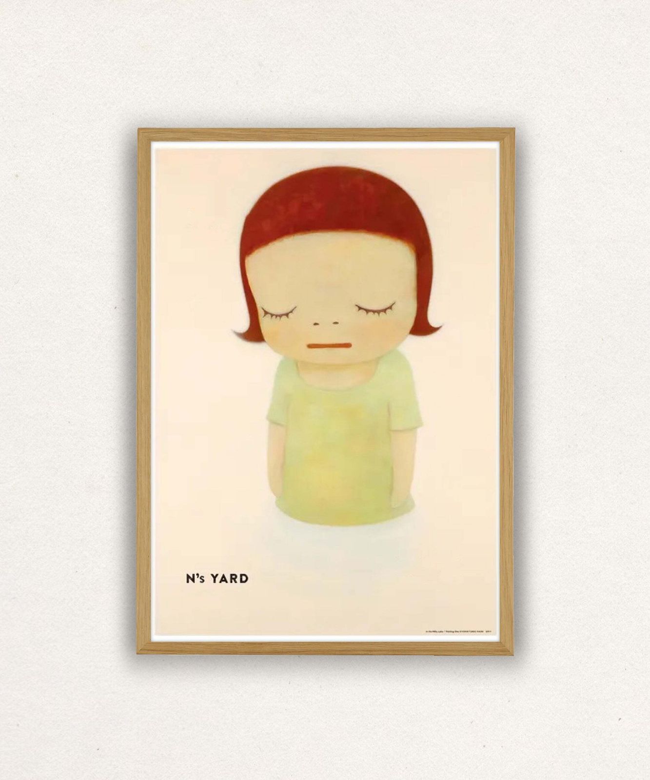 Yoshitomo Nara, In The Milky Lake Thinking One, 2021 photo Art