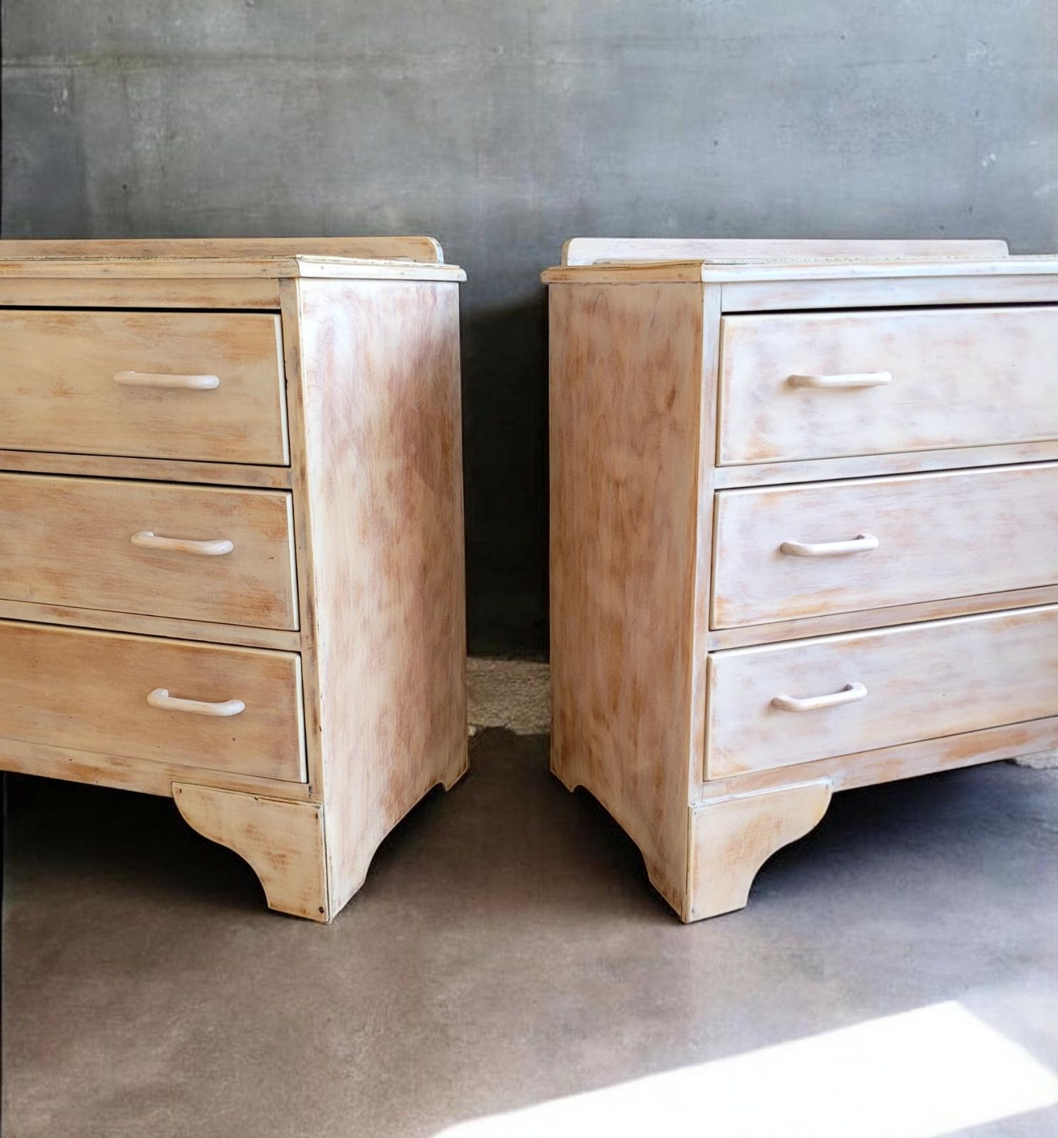 Pair Of Vintage Chest Of Drawers photo vintage