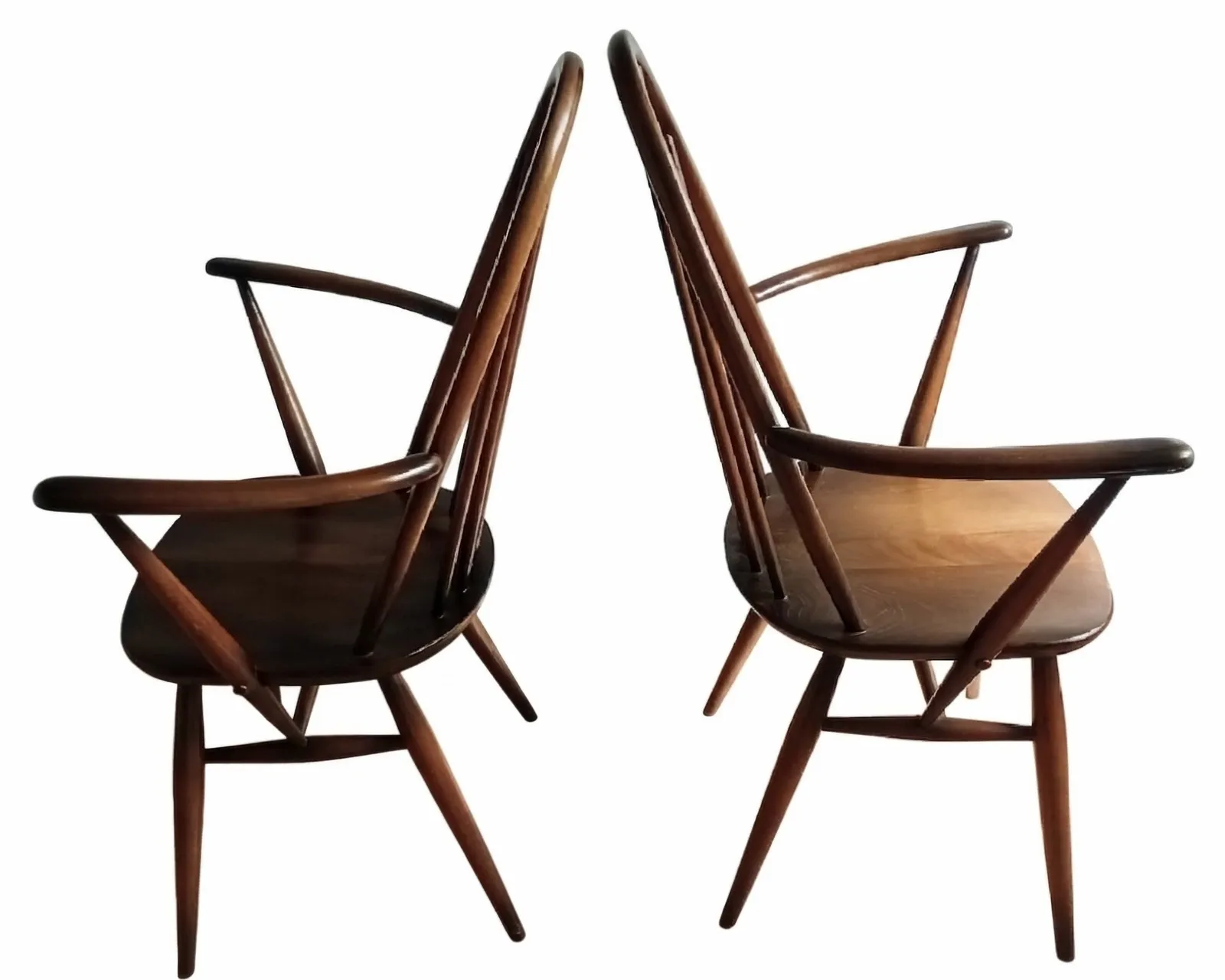 Pair Of Authentic Ercol Windsor Carver Armchairs – Gold Label Edition photo buy