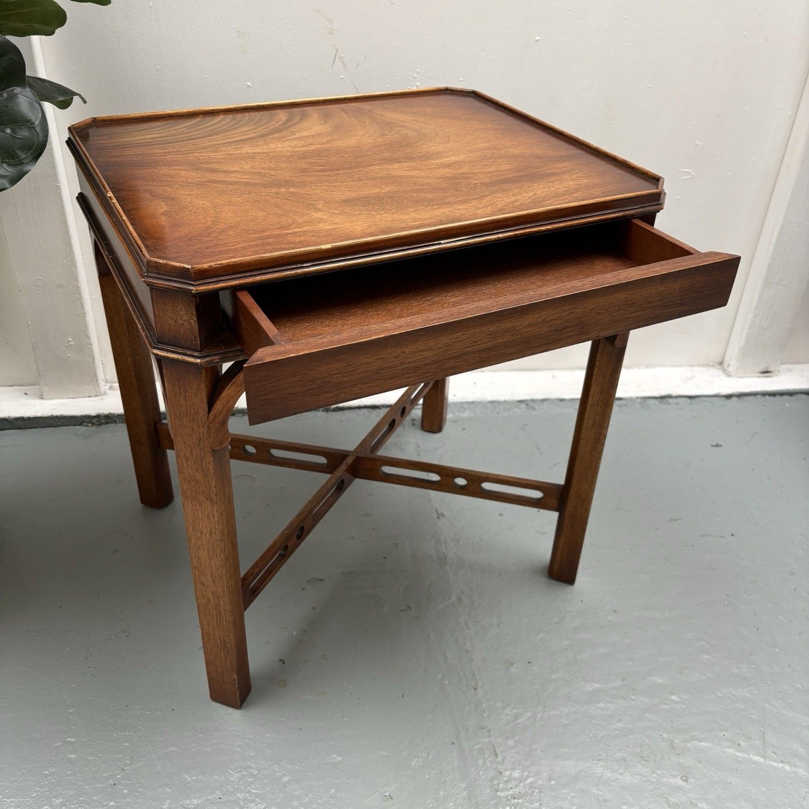 Bevan Funnell Mahogany Side Table Georgian Revival England, 1960s photo buy