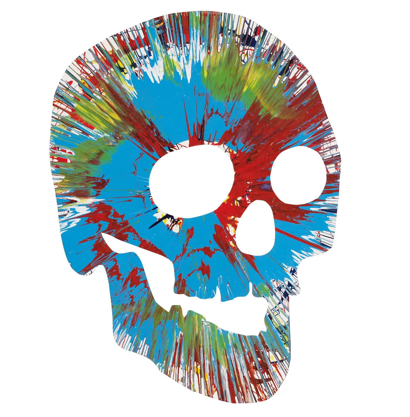 Damien Hirst  Spin Painting (Skull) 2009