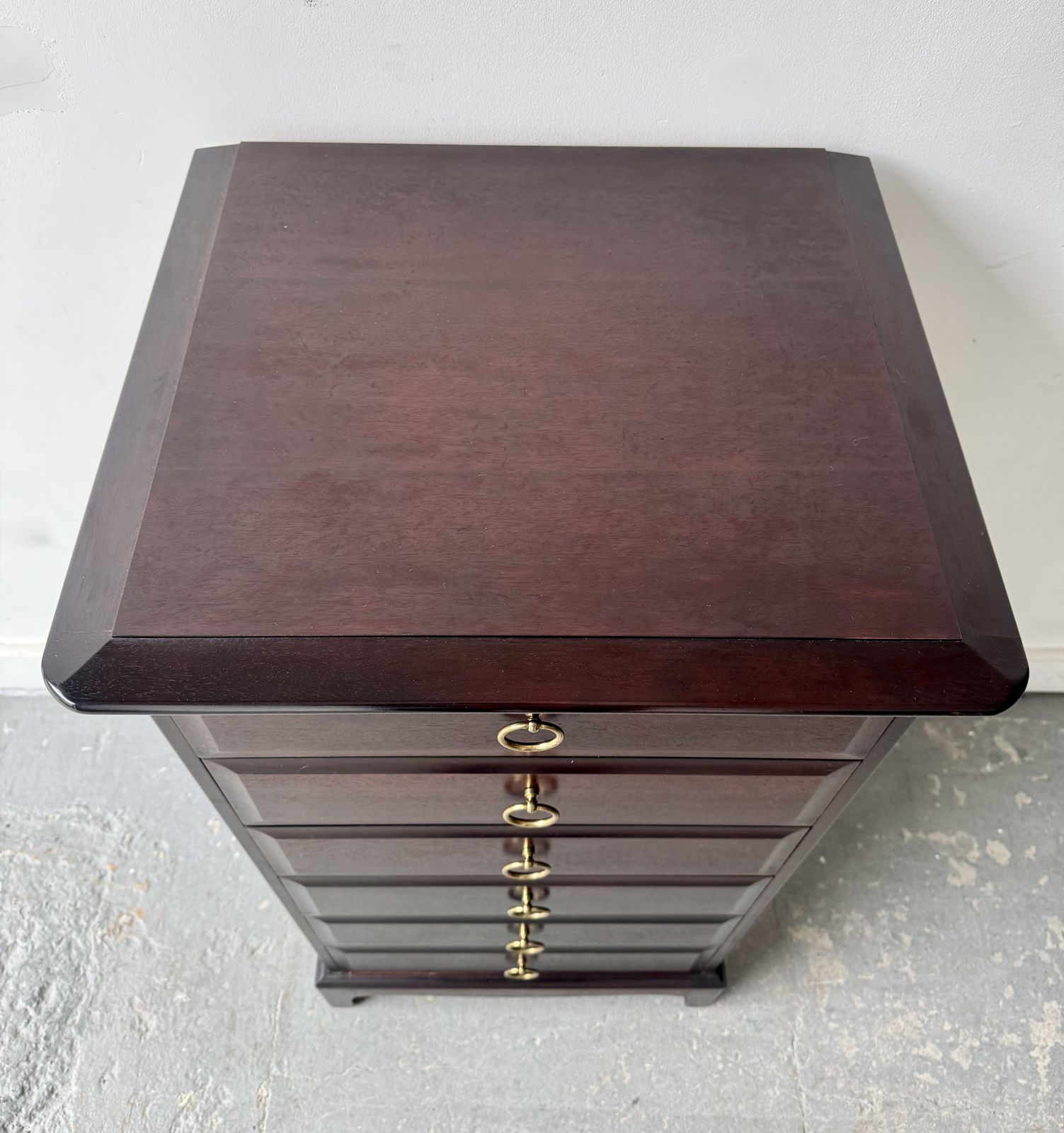 340.0 Vintage Tallboy Chest Of Drawers By Stag photo