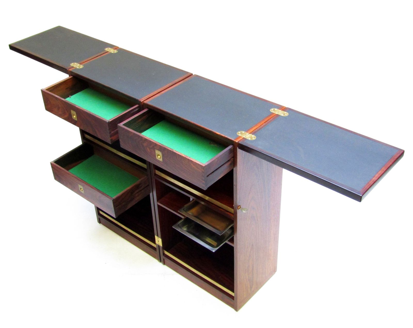1960s Danish Metamorphic Bar In Rosewood By Reno Wahl Iversen For Dyrlund photo 2800.0
