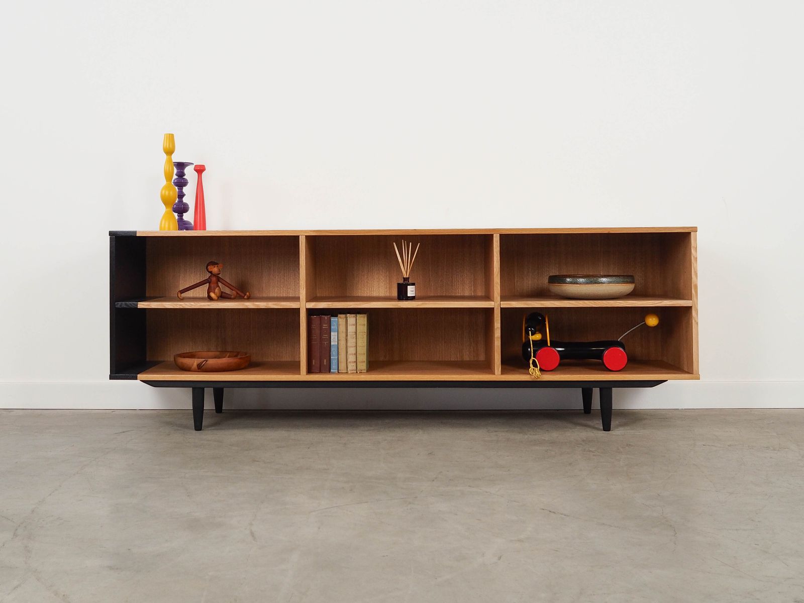 Oak Bookcase, Scandinavian Design photo furniture