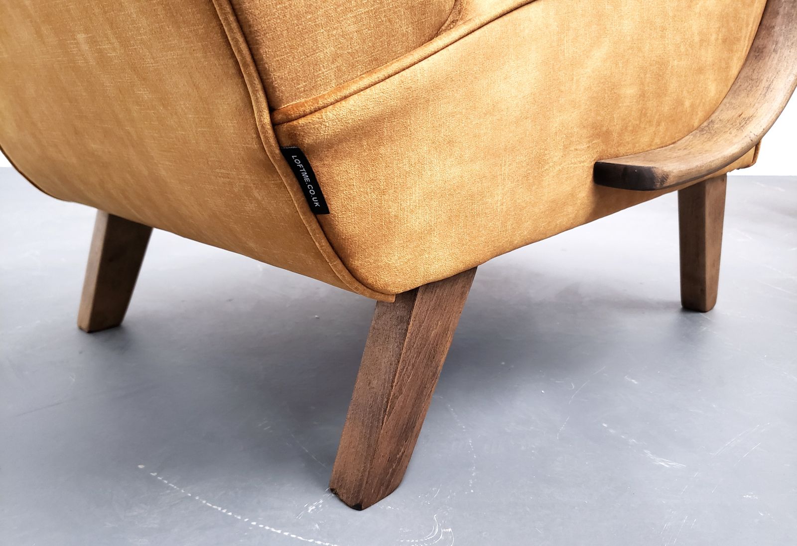 One Left   1930 Jindrich Halabala Bentwood Armchair In Rust Brown Velvet photo furniture