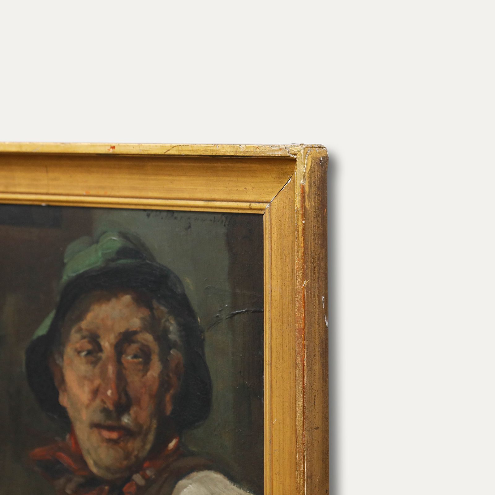 Willi Hans Berger Willing (1882 1969) Early 20th Century Oil, Rustic Gentleman photo 495.0