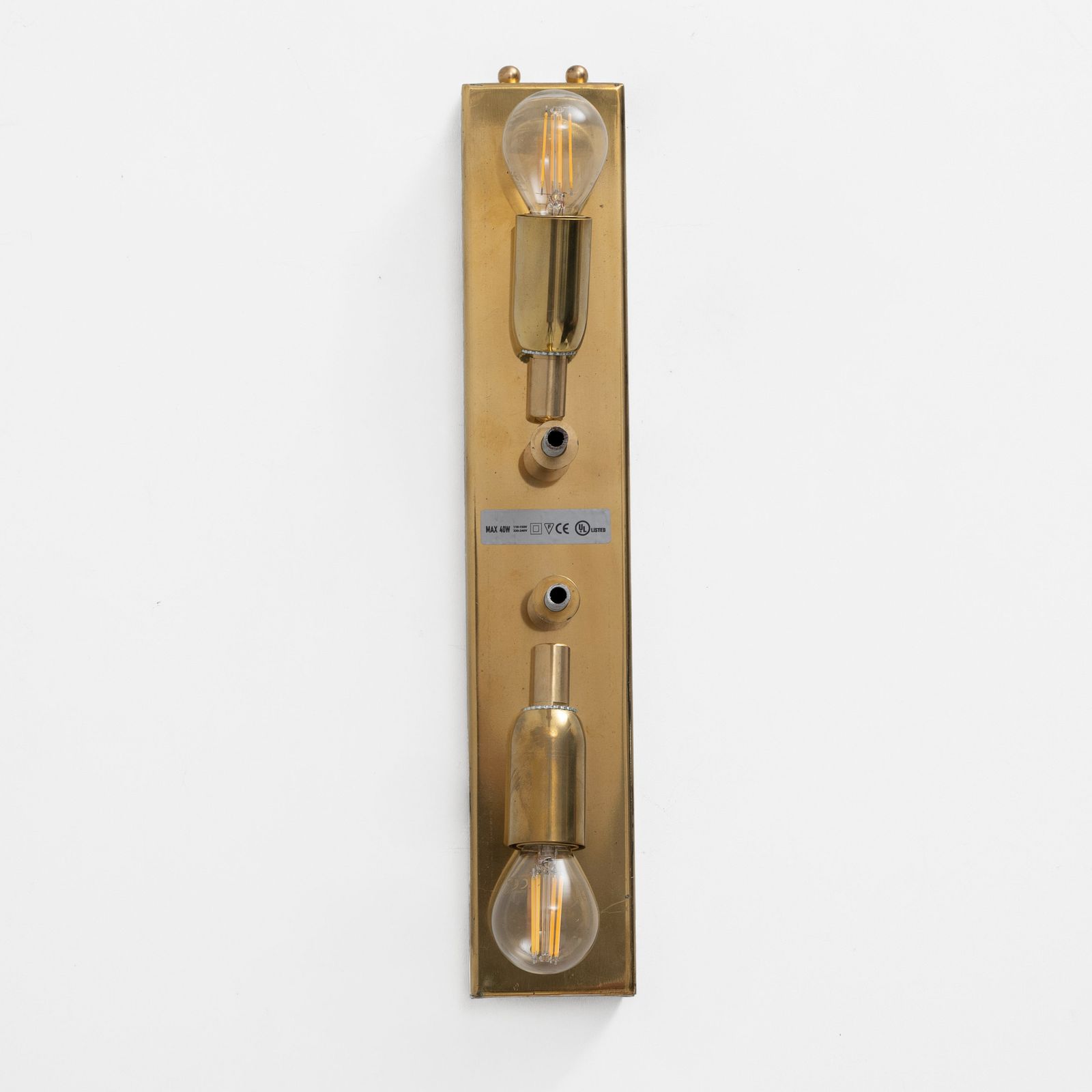 photo furniture Pair Of Murano Glass Gold Graniglia And Brass Sconces