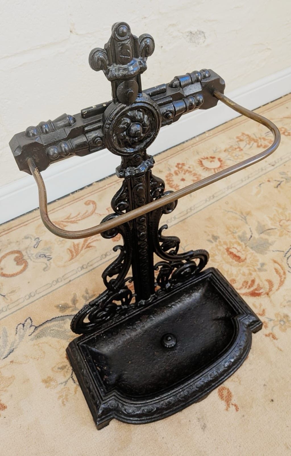 Victorian Cast Iron Coalbrooke Influence Stick Or Umbrella Stand photo furniture