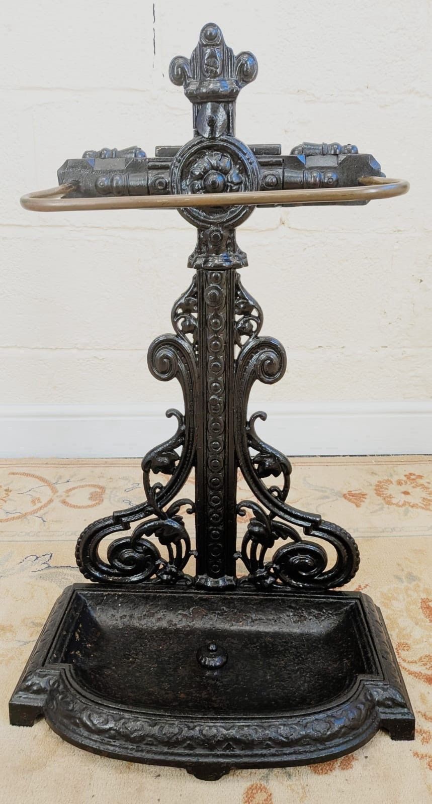 Victorian Cast Iron Coalbrooke Influence Stick Or Umbrella Stand photo buy