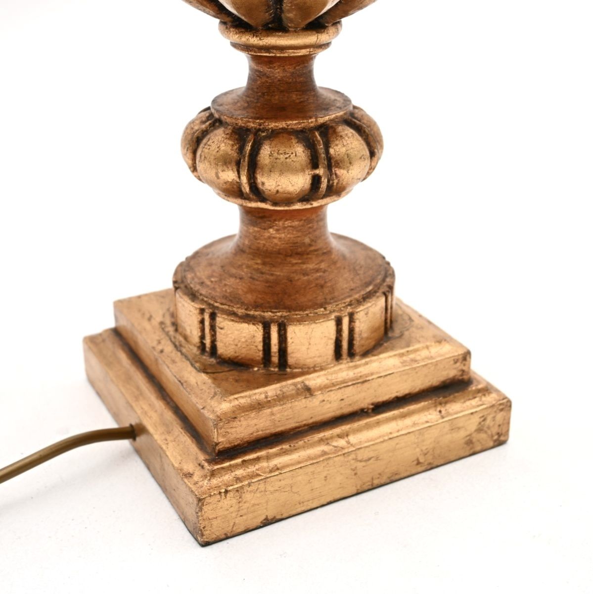 Pair Of Antique French Gilt Wood Table Lamps photo 975.0