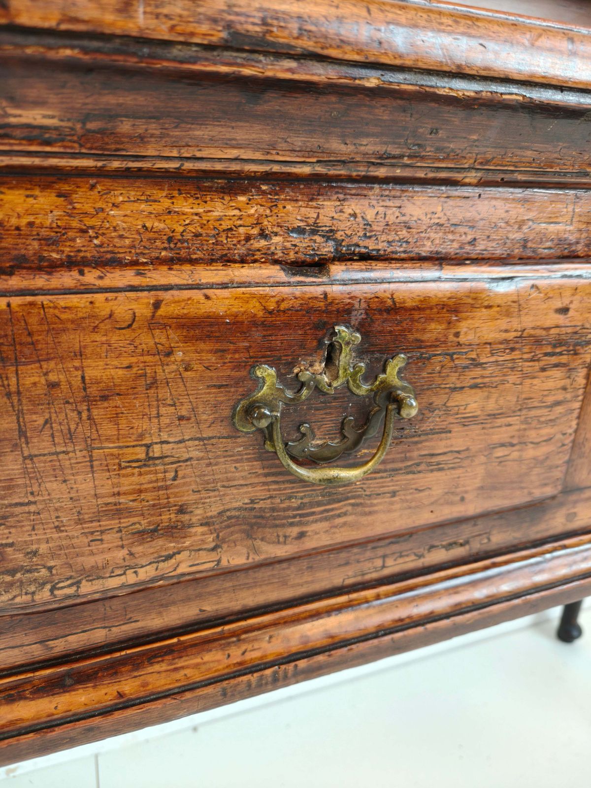 Furniture Late Georgian 18th Century Welsh Dresser – Solid Oak photo