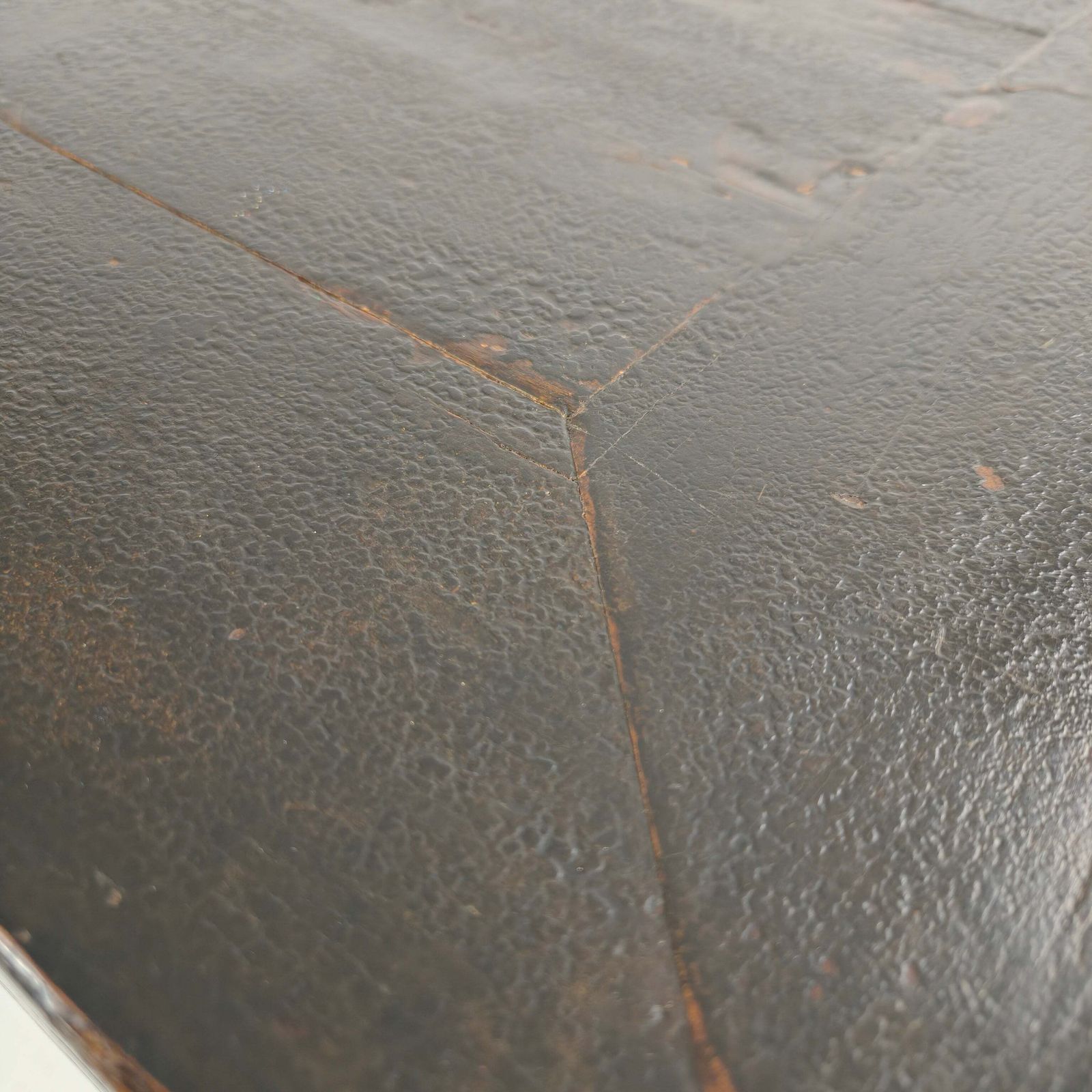 Black Chinese Qing Dining Table (230 Cm) — Mid To Late 18th Century — Original Lacquer photo for sale
