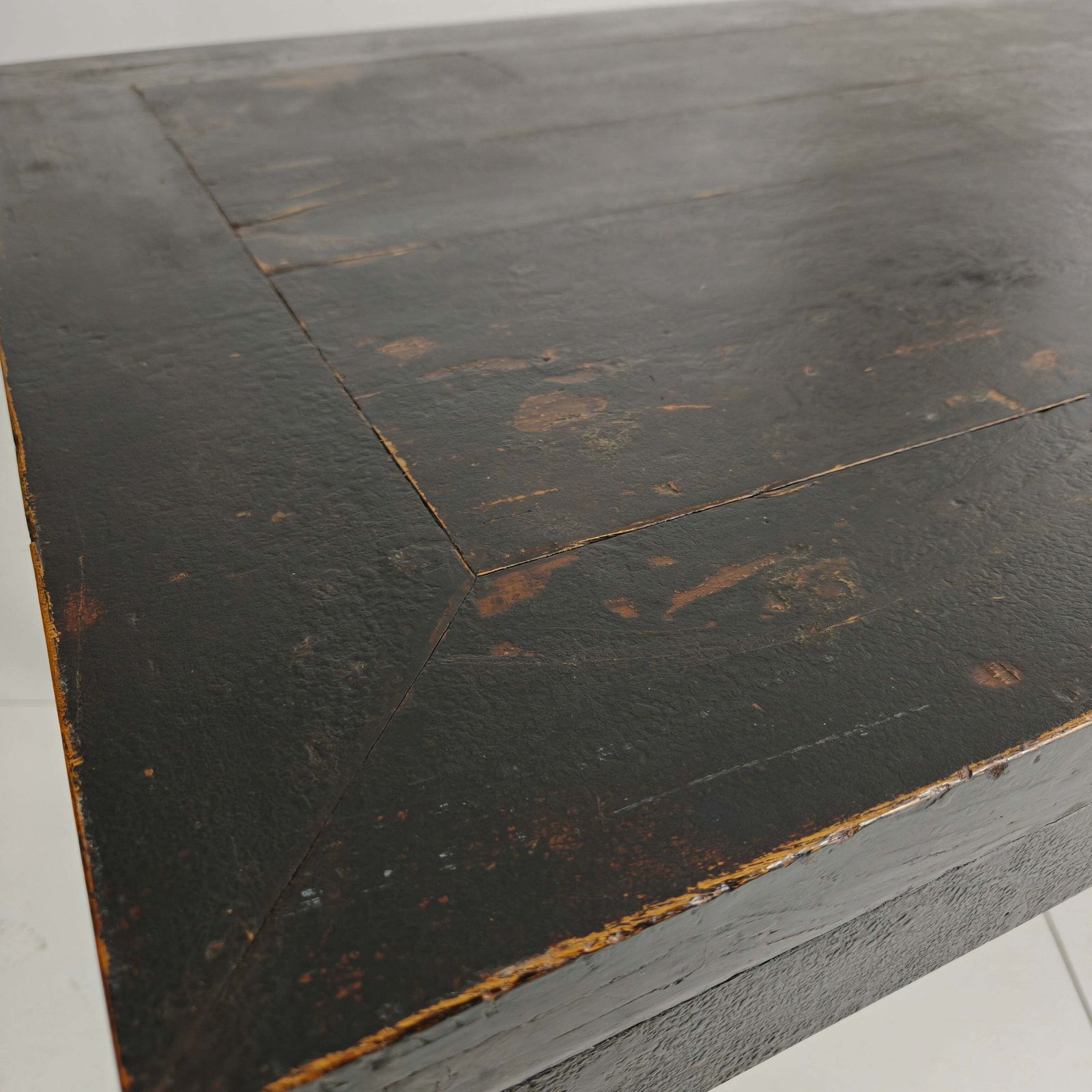 photo buy Black Chinese Qing Dining Table (230 Cm) — Mid To Late 18th Century — Original Lacquer
