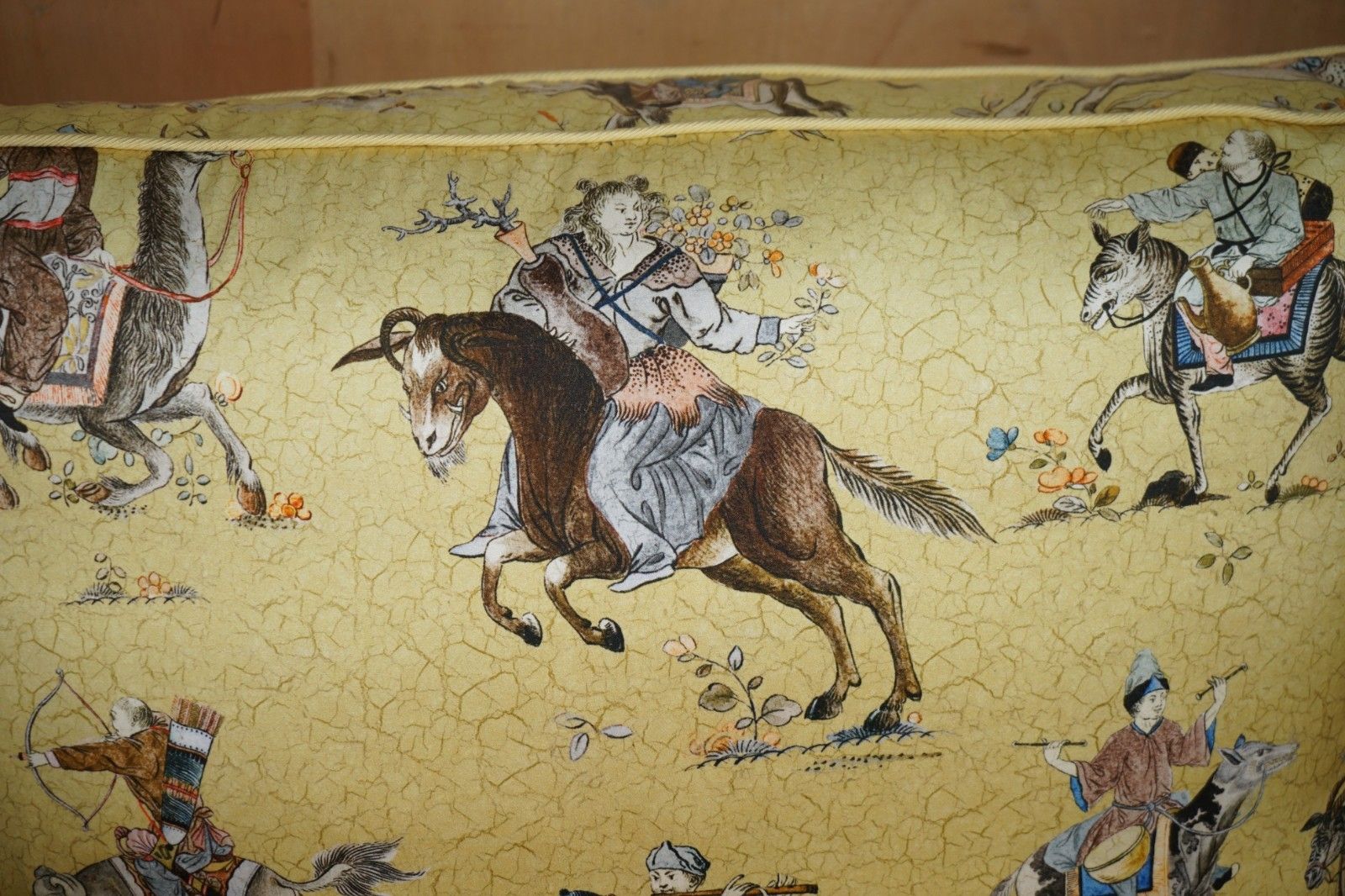 Rrp £12,950 Peter Dudgeon Fitzwilliam Sofa In Chinoiserie Style Upholstery photo vintage