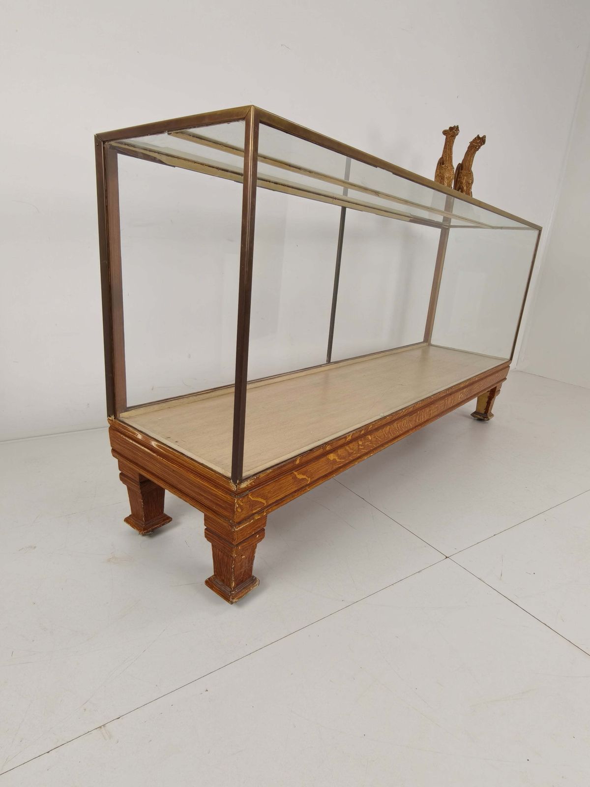 Antique English Brass Store Counter – Slim Model With Yard Measurements photo buy