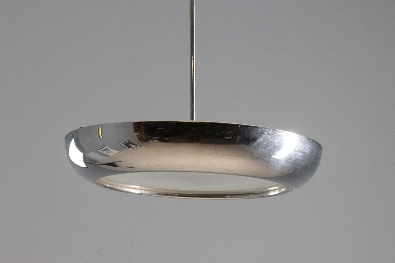 Chromen Hanglamp, Josef Hůrka, Tsjecho Slowakije photo furniture