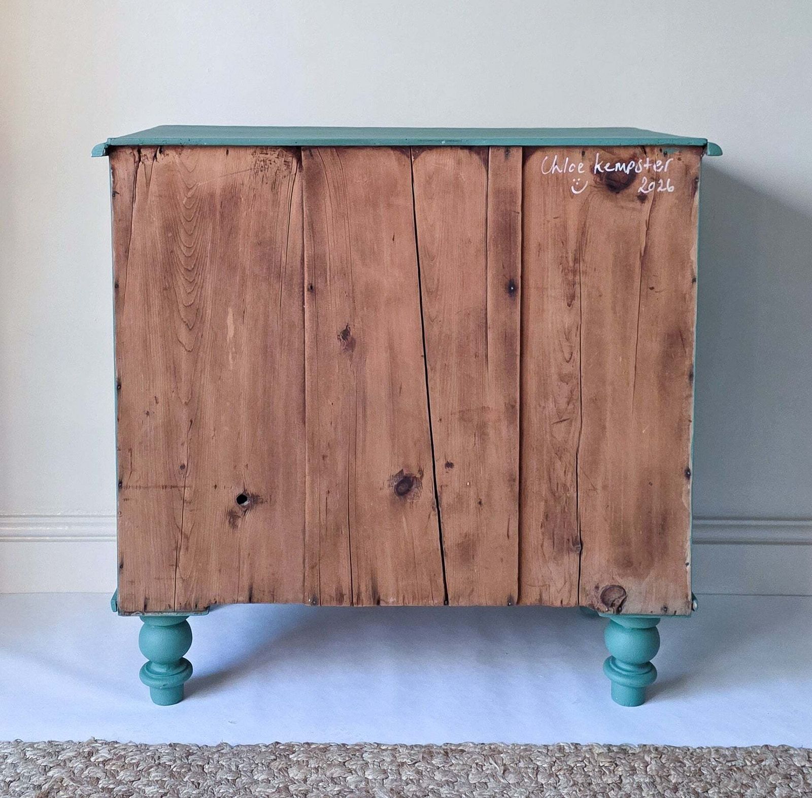 photo buy Hand Painted Floral Folk Painted Pine Chest Of Drawers