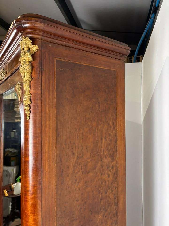 photo buy Antique French Louis XV Style Mirrored Armoire