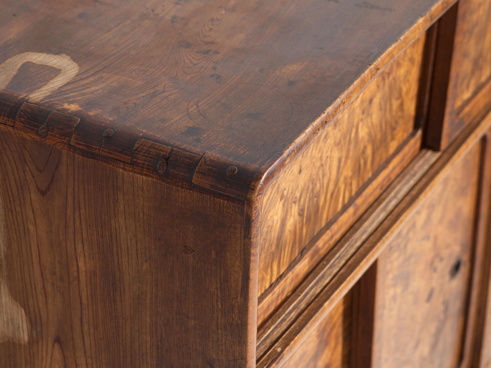 Antique Japanese Mizuya Dansu Kitchen Cabinet – Period Taisho/Showa (C.1910 1940) photo for sale