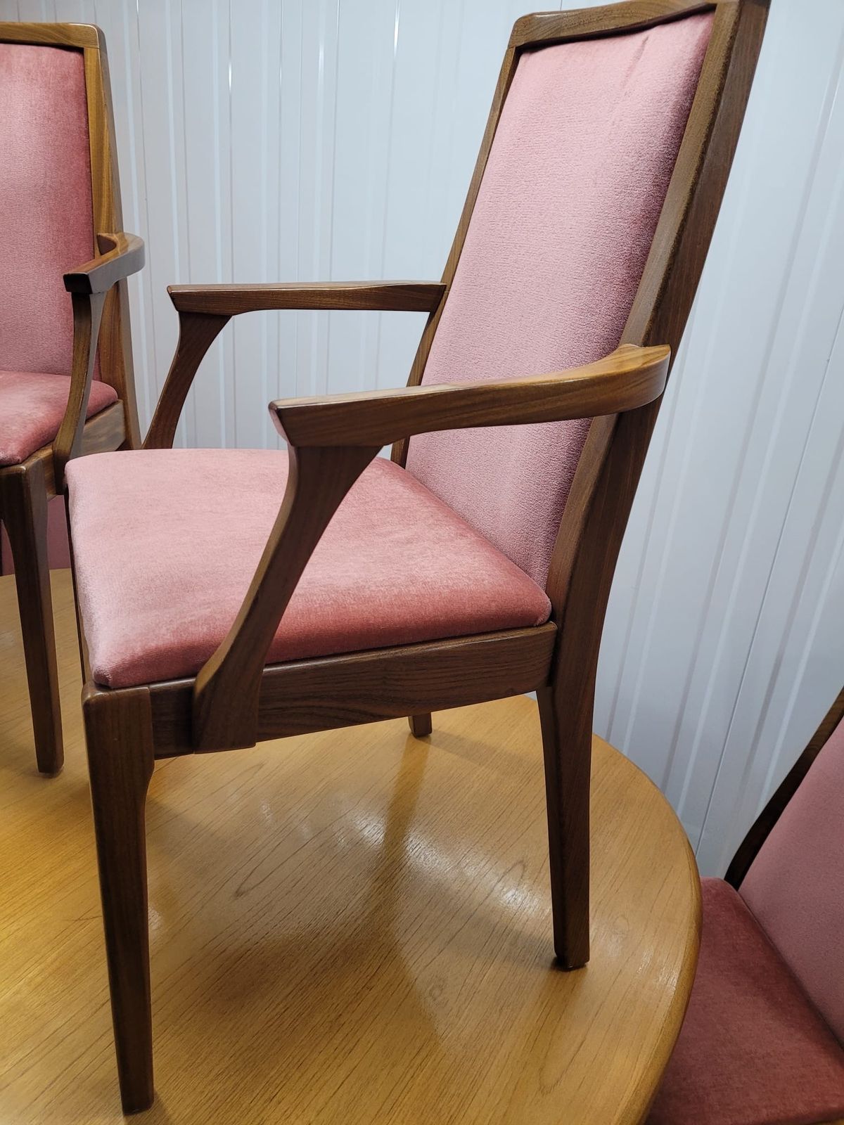 Extending Dining Table By James H Sutcliffe And Six Chairs By Nathan photo furniture