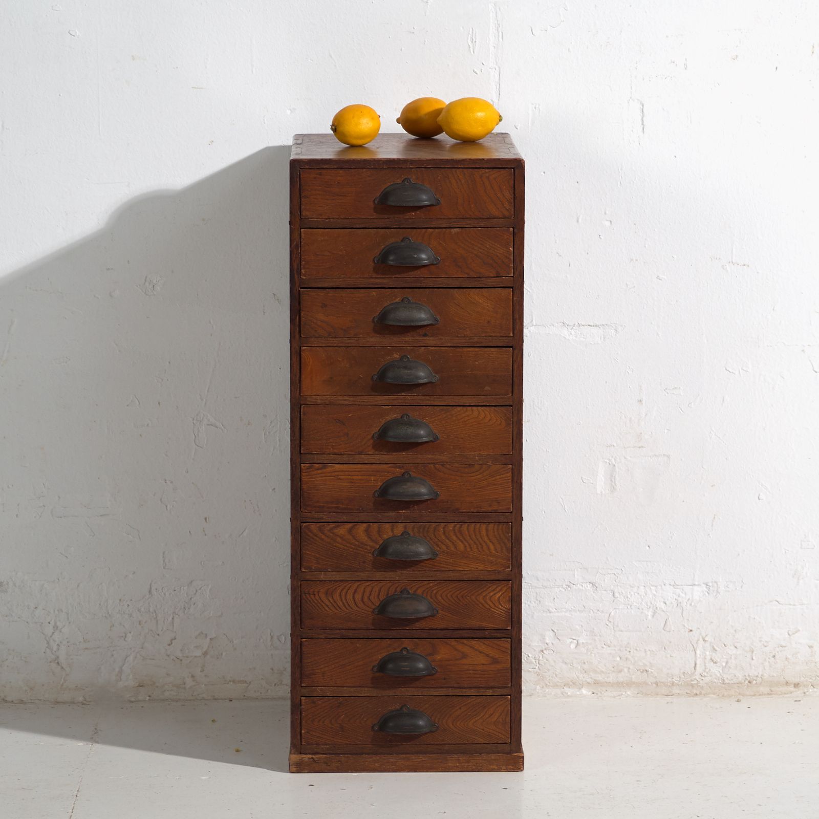 Artist Storage Chest Japanese Ten Drawer Cabinet – Showa Period (C.1950–1979)