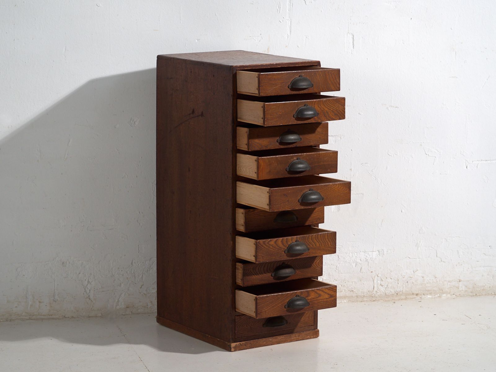 Artist Storage Chest Japanese Ten Drawer Cabinet – Showa Period (C.1950–1979) photo vintage