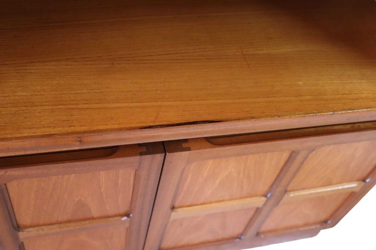 Mid Century Nathan Squares Teak Bookcase Retro Wall Unit photo buy