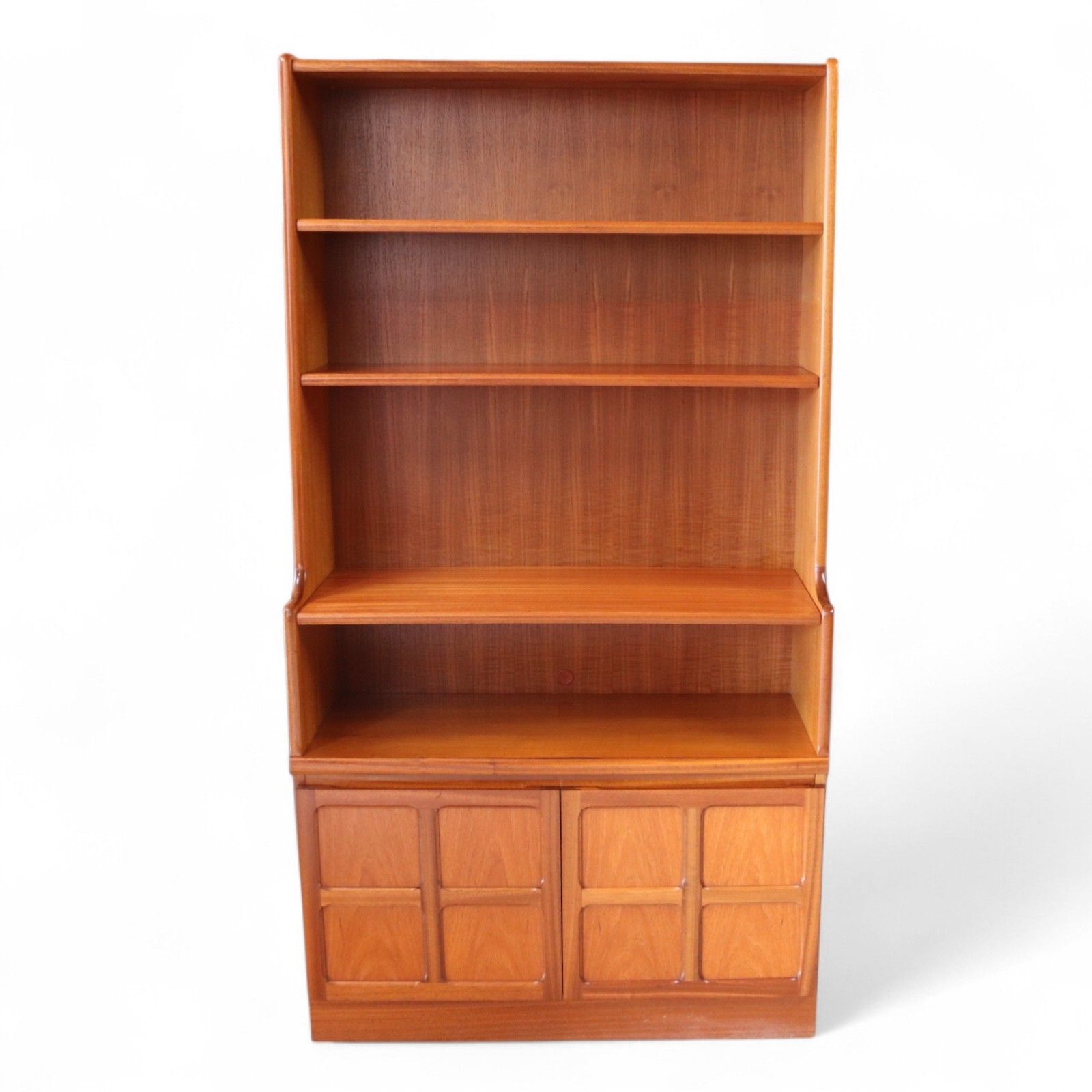 photo for sale Mid Century Nathan Squares Teak Bookcase Retro Wall Unit