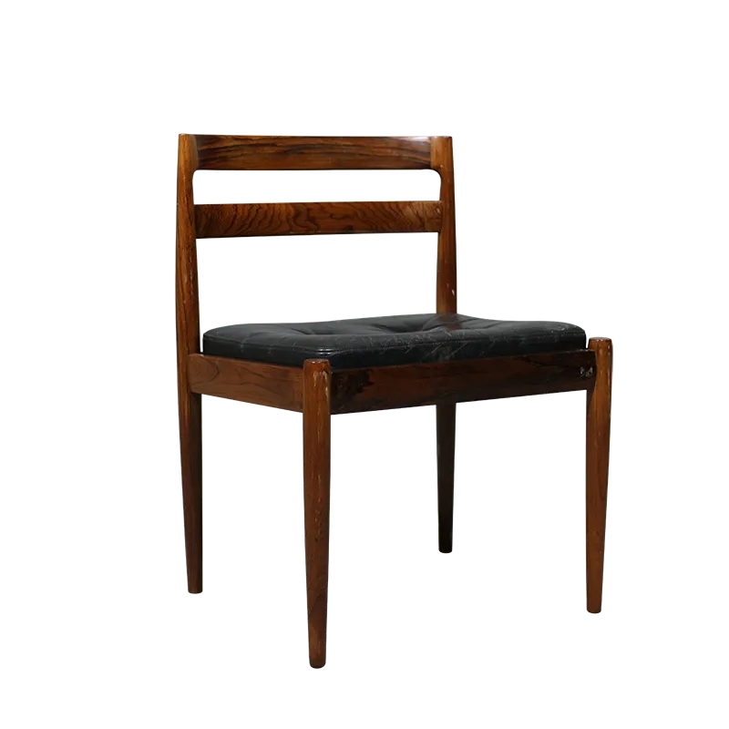 Set Of 6 Kai Kristiansen Chairs In Rosewood.