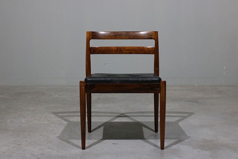 Set Of 6 Kai Kristiansen Chairs In Rosewood. photo Furniture