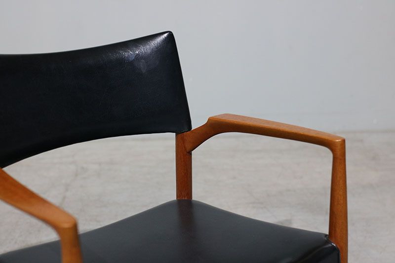 E. Larsen & Ab Madsen Armchair In Teak. photo for sale
