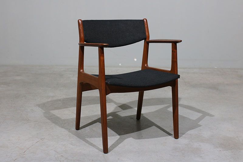 Pair Of Henning Kjaernulf Armchairs In Teak. photo furniture