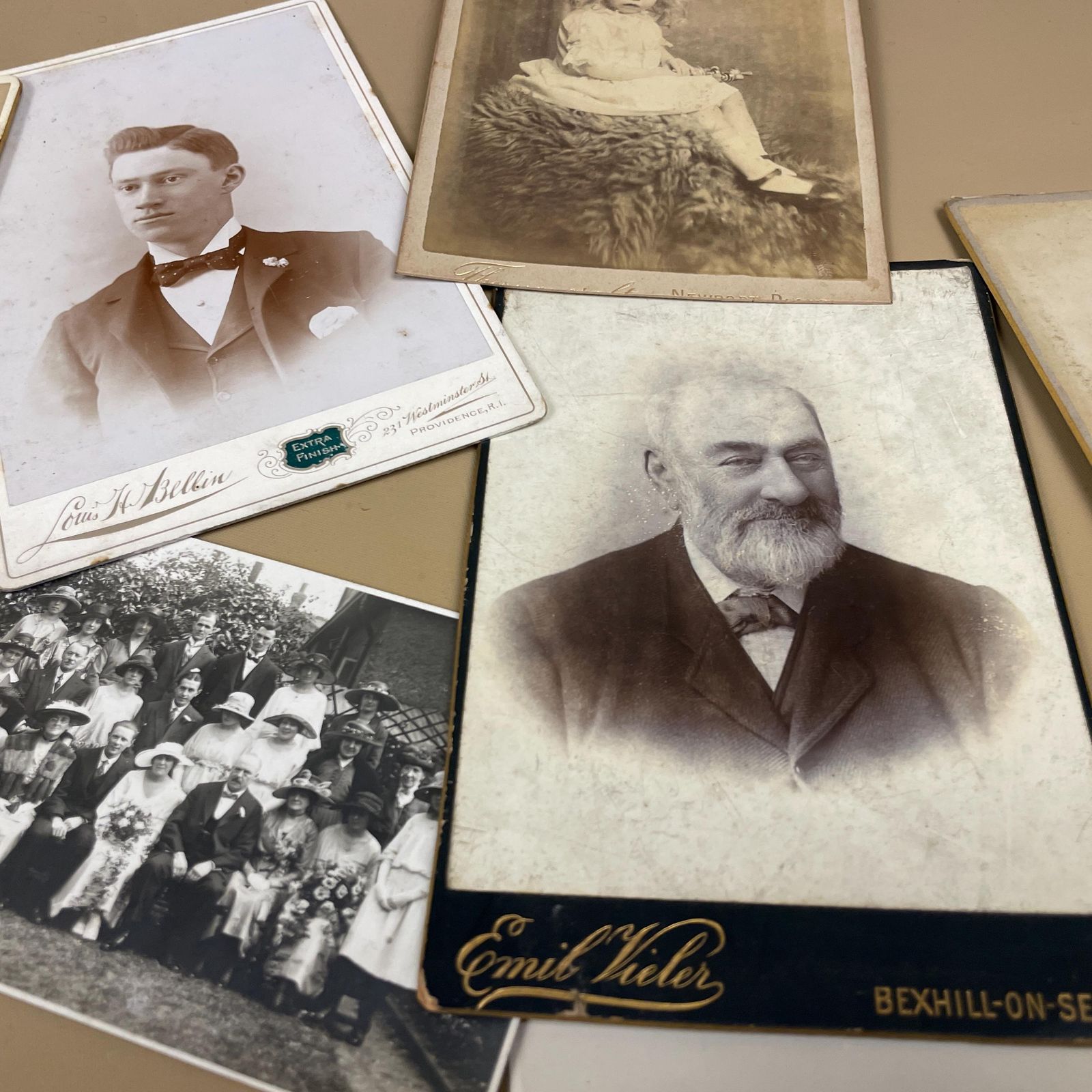 photo for sale Vintage Cabinet Card Photo Lot Antique Portrait Ephemera Victorian Era Studio Photographs Post Cards Figures People Collection