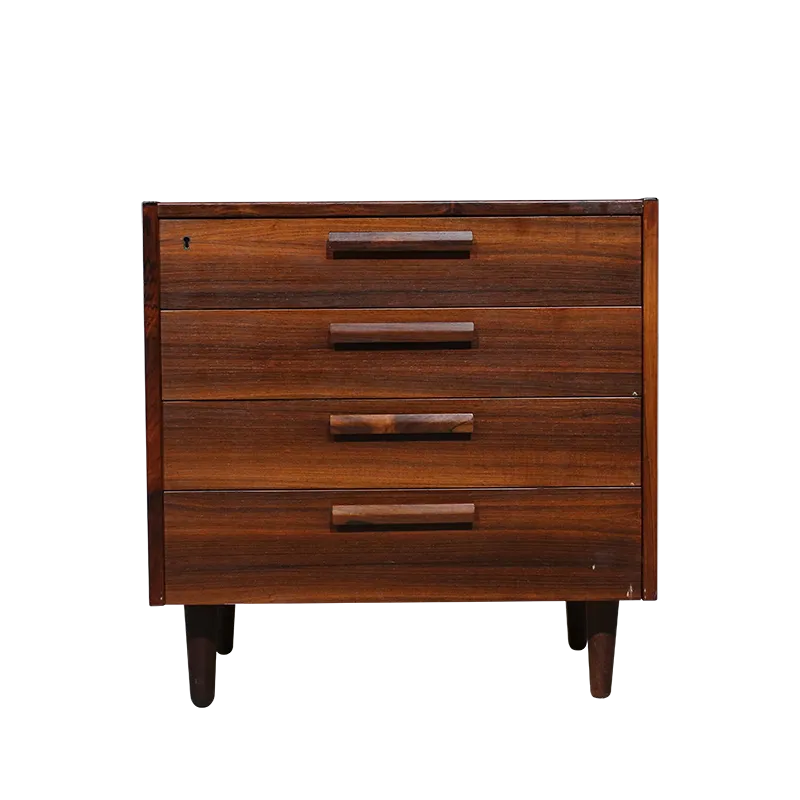 Nordic Chest Of Drawers In Rosewood.