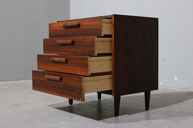 Nordic Chest Of Drawers In Rosewood. photo Furniture