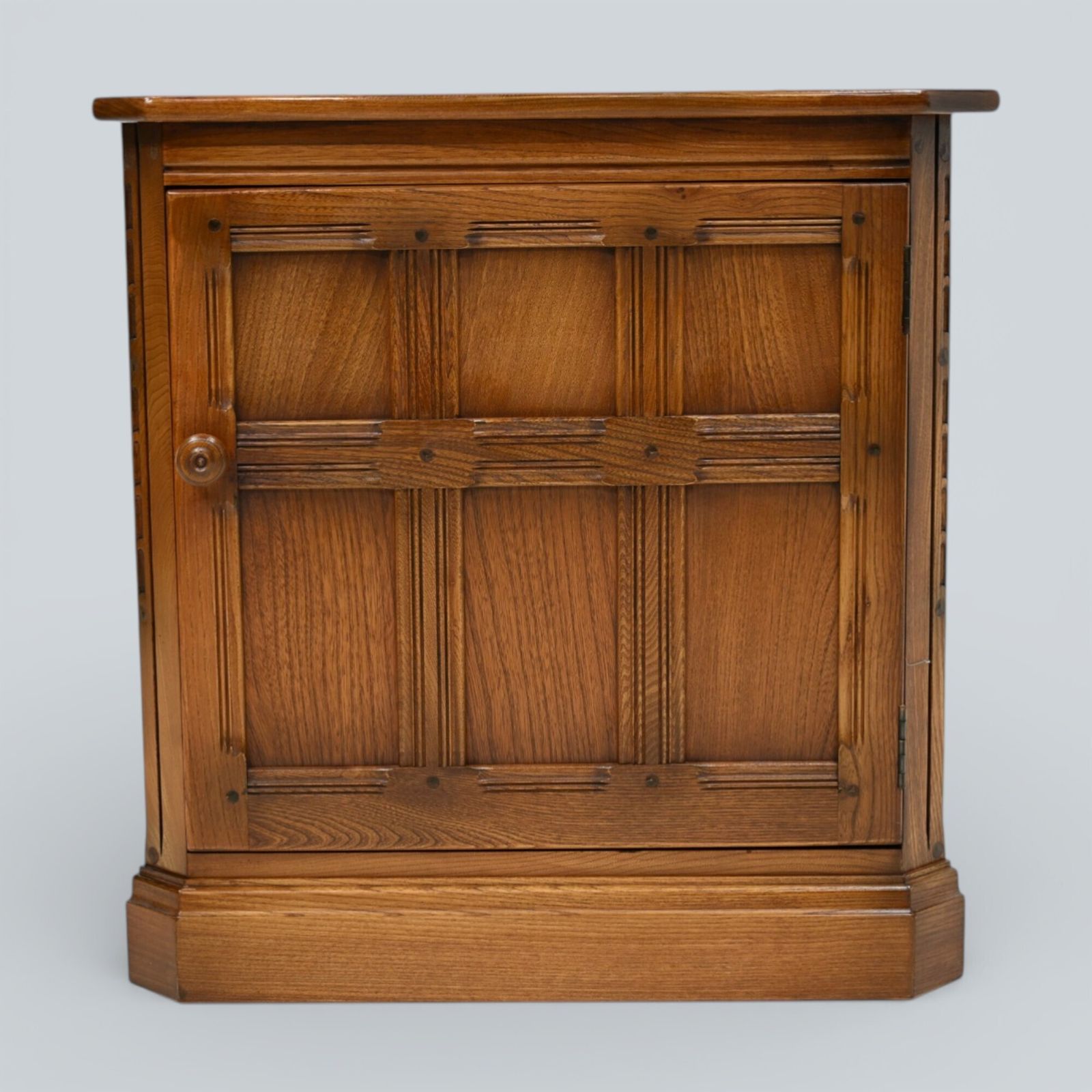 Furniture Ercol Corner Base Unit Golden Dawn Finish #861 71cm High Vgc Free Uk Delivery photo