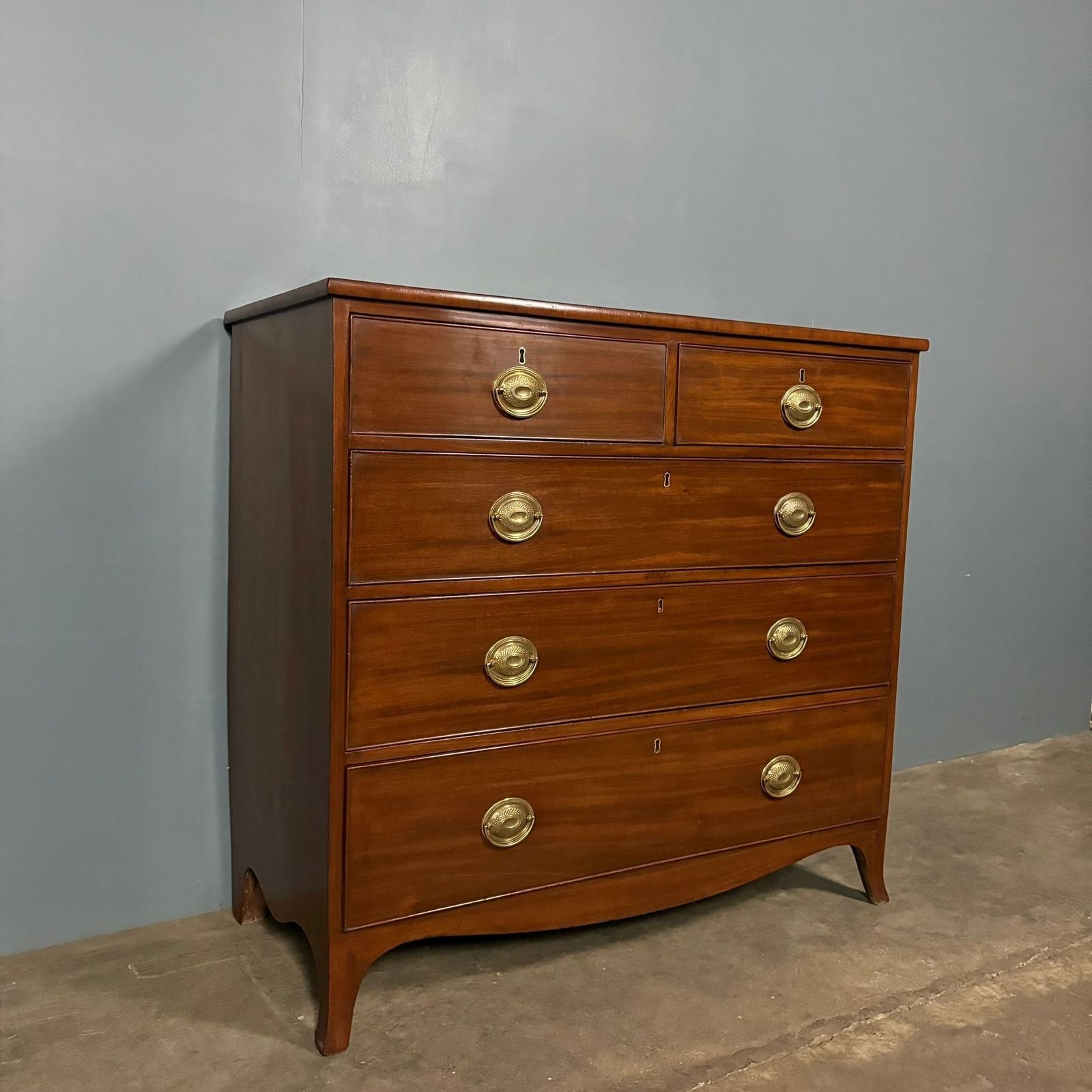 Antique Regency Mahogany Chest Of Drawers photo furniture