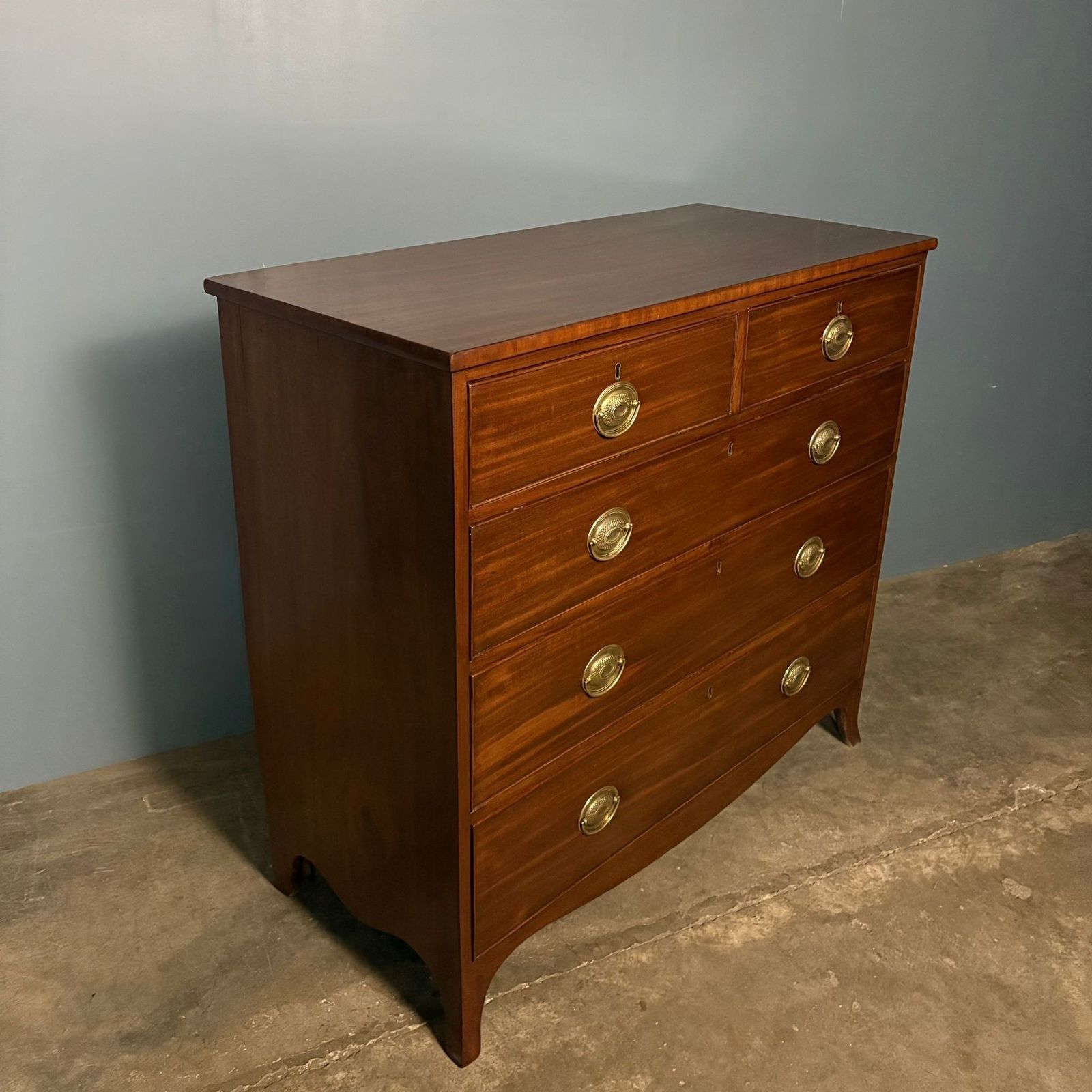 Antique Regency Mahogany Chest Of Drawers photo 895.0