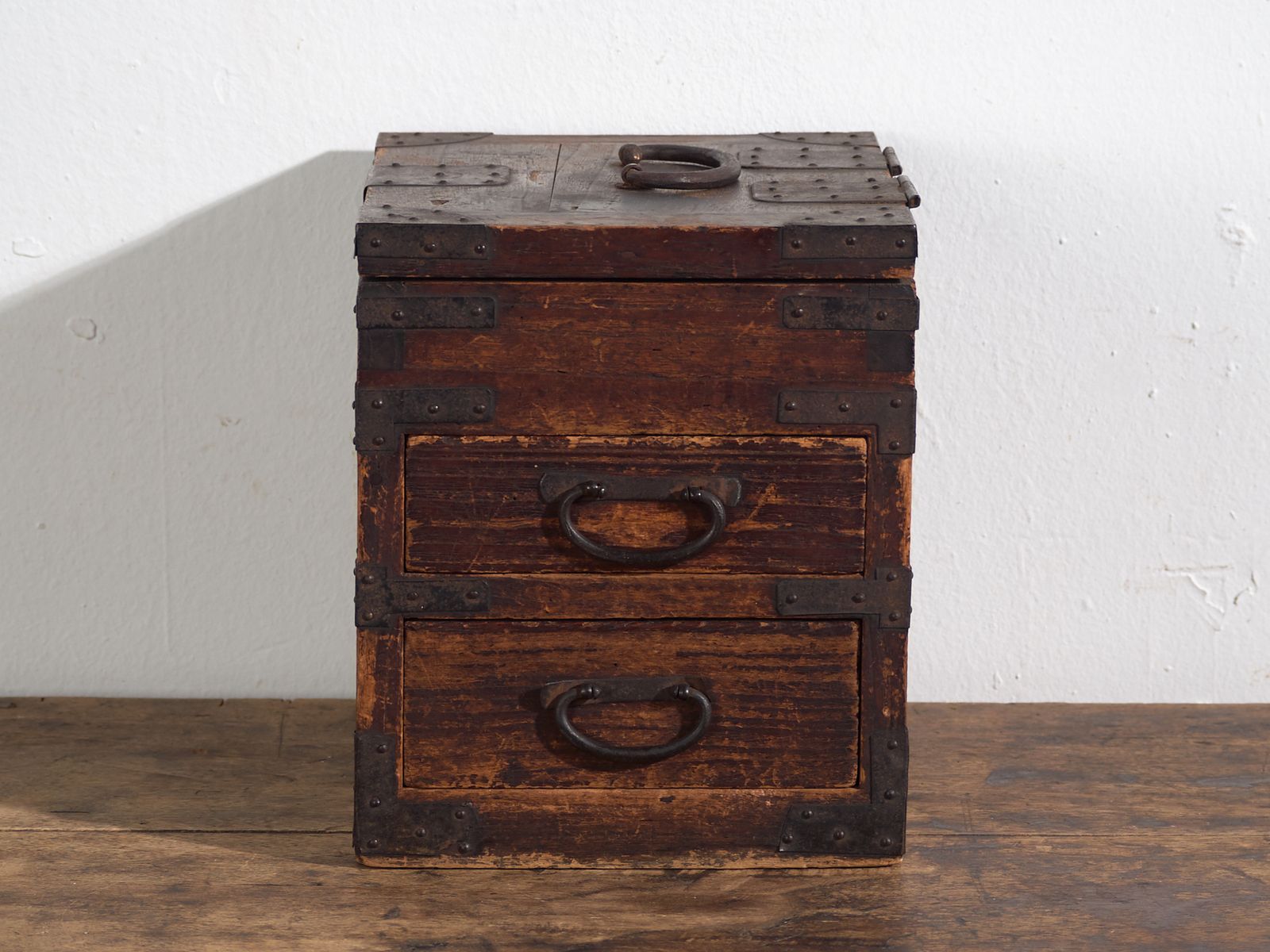 Japanese Ko Dansu With Hinged Lid And Drawers In Paulownia Wood, Meiji–Taishō Period, Circa 1868–1926 photo buy