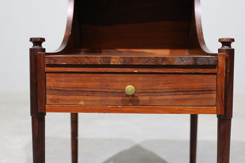 photo furniture Vintage Rosewood Bedside Table