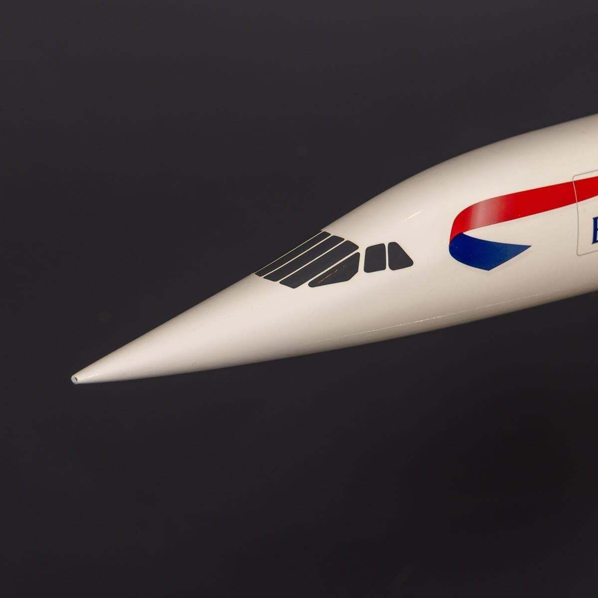 photo furniture 20thc Large British Airways Concorde Model By Space Models, England C.1999