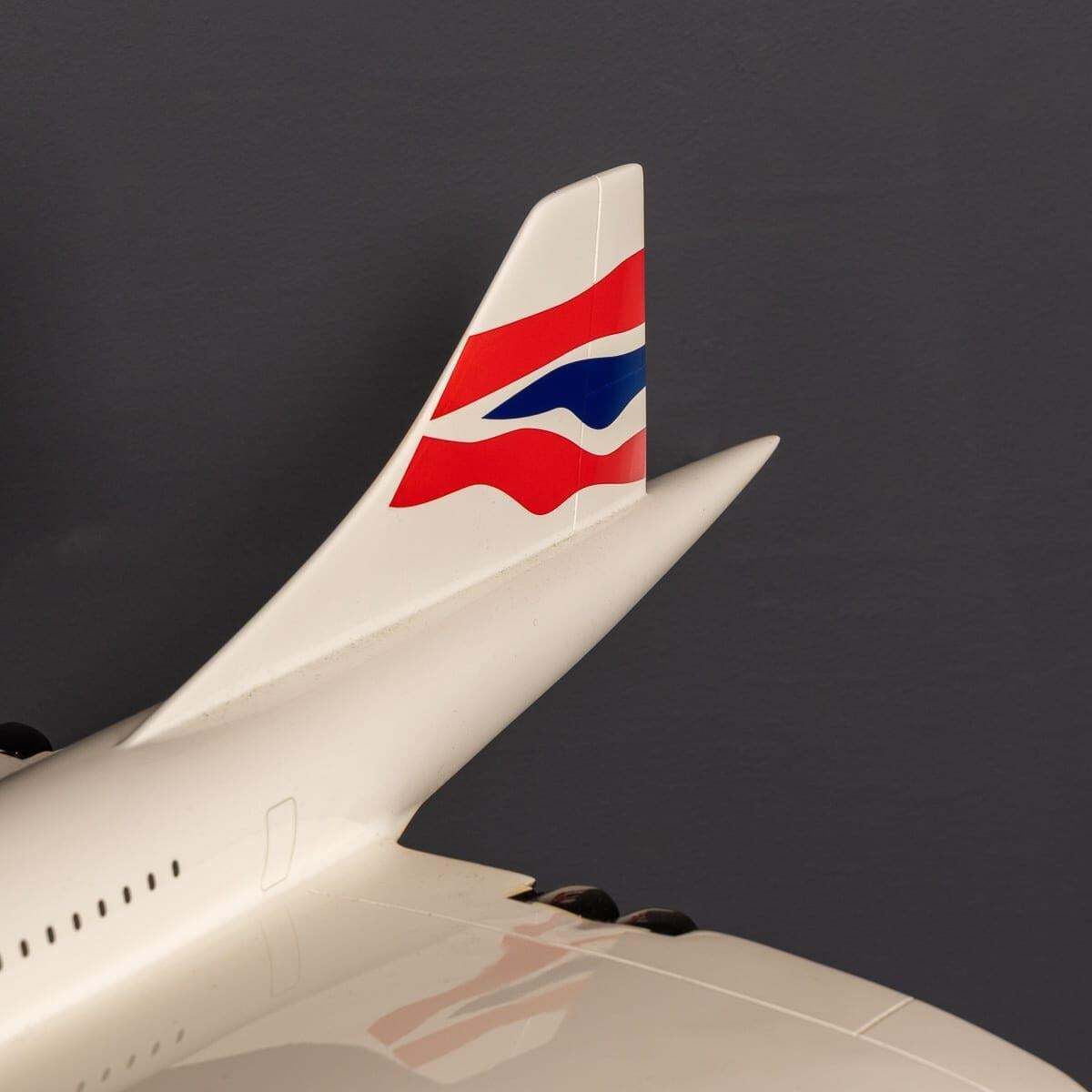 12030.0 20thc Large British Airways Concorde Model By Space Models, England C.1999 photo