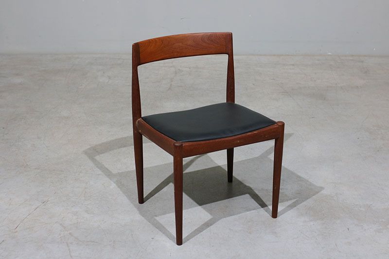 Set Of 6 Kai Kristiansen Model 4110 Chairs In Teak And Leather. photo 2851.0