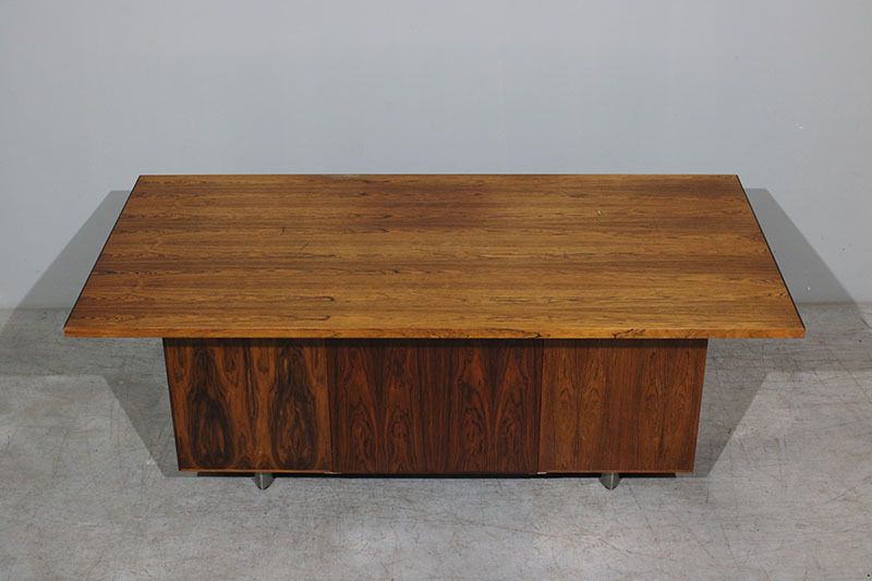 photo vinterior Nipu Secretary Desk From The 1970s, Made Of Rosewood.
