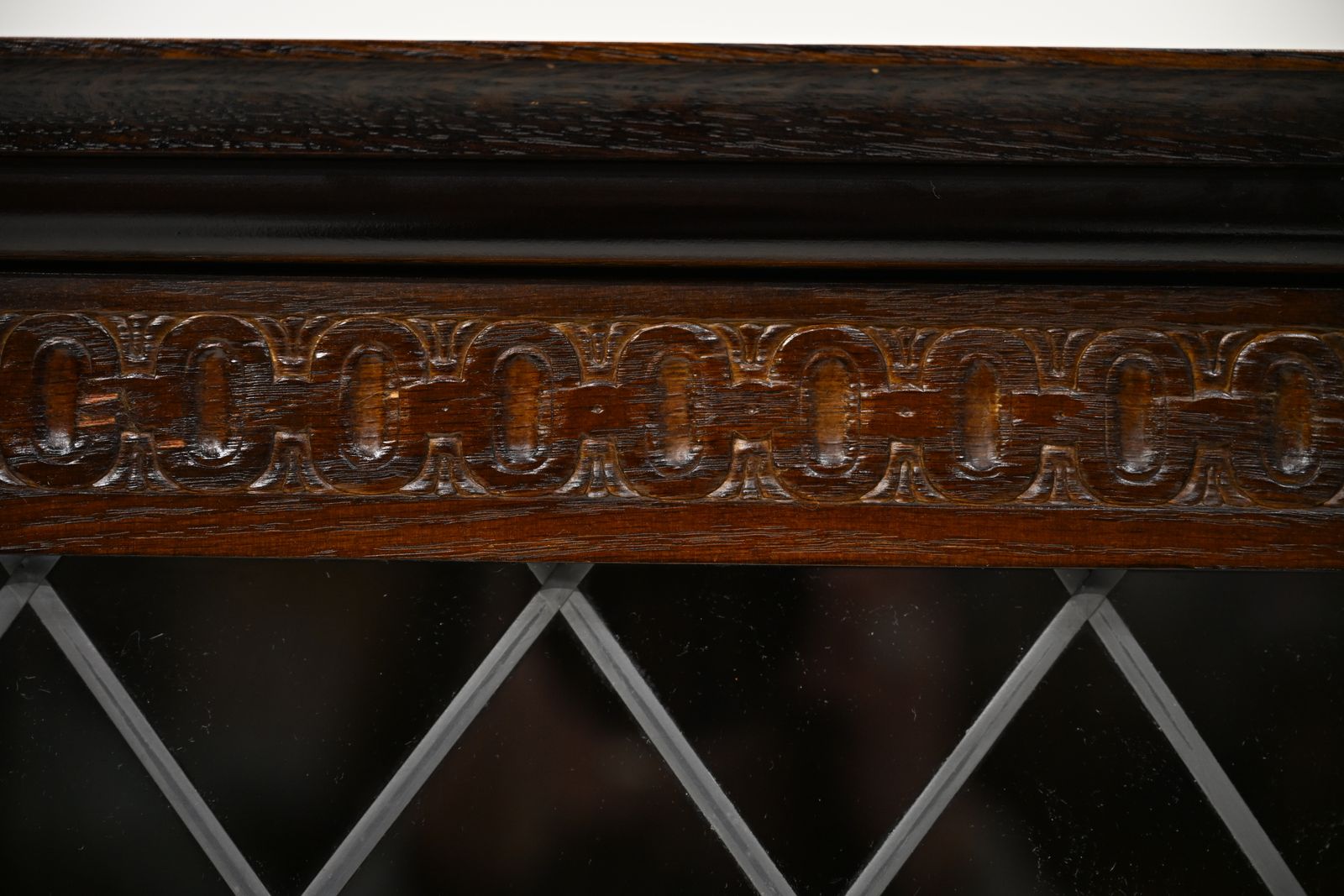 157.0 Old Charm Style Hanging Corner Display Cabinet Leaded Glass Free Delivery* photo