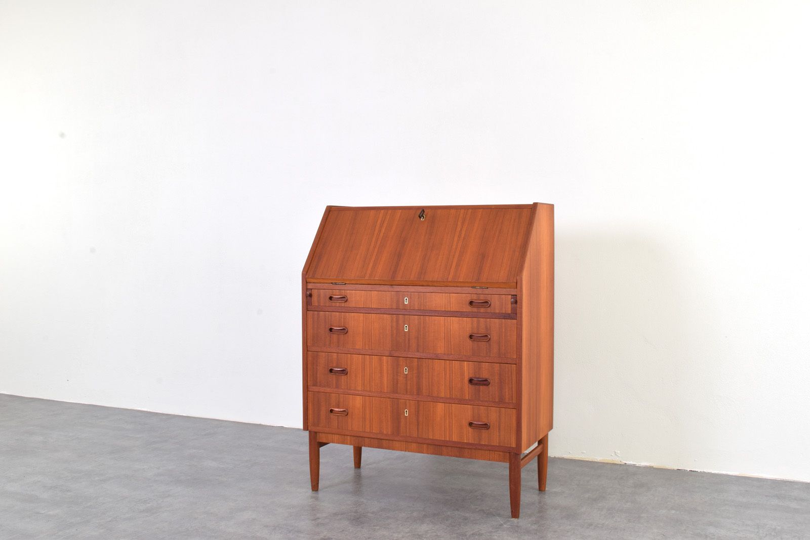 photo for sale Mid Century Danish Teak Secretary, 1960s.