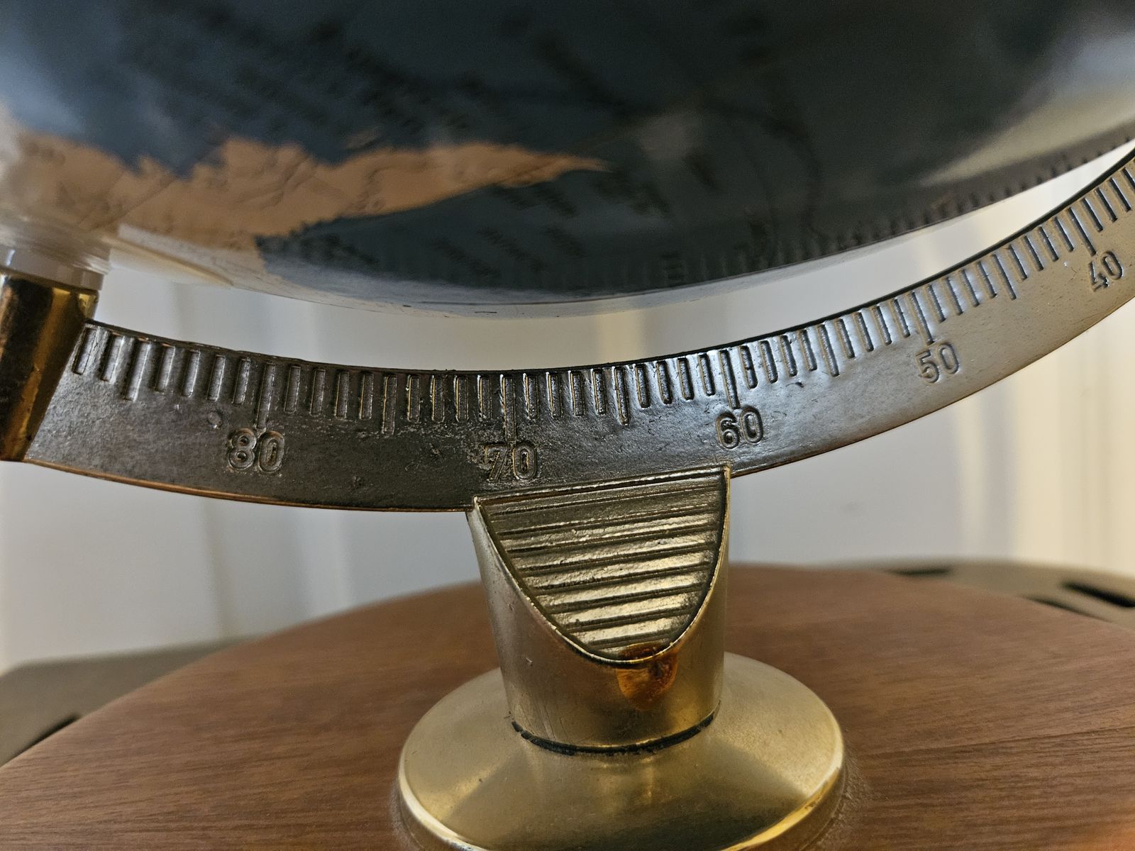 Vintage 20th Century Philips 12"  Political  Challenge Globe 1971 photo furniture