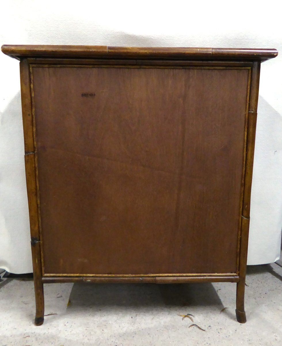photo buy Vintage Wicker Cabinet From Becara, Spain, 1980s