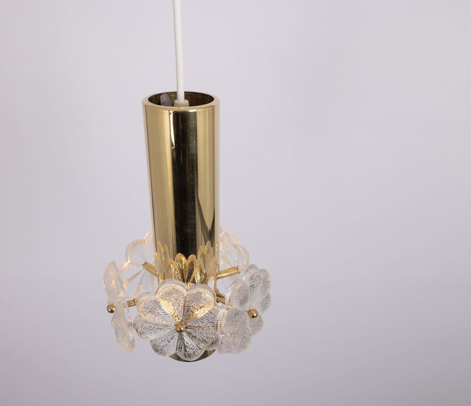 Lighting 1 Of 5 Stunning Petite Sputnik Brass Pendant Light, Ernst Palme , Germany, 1960s photo